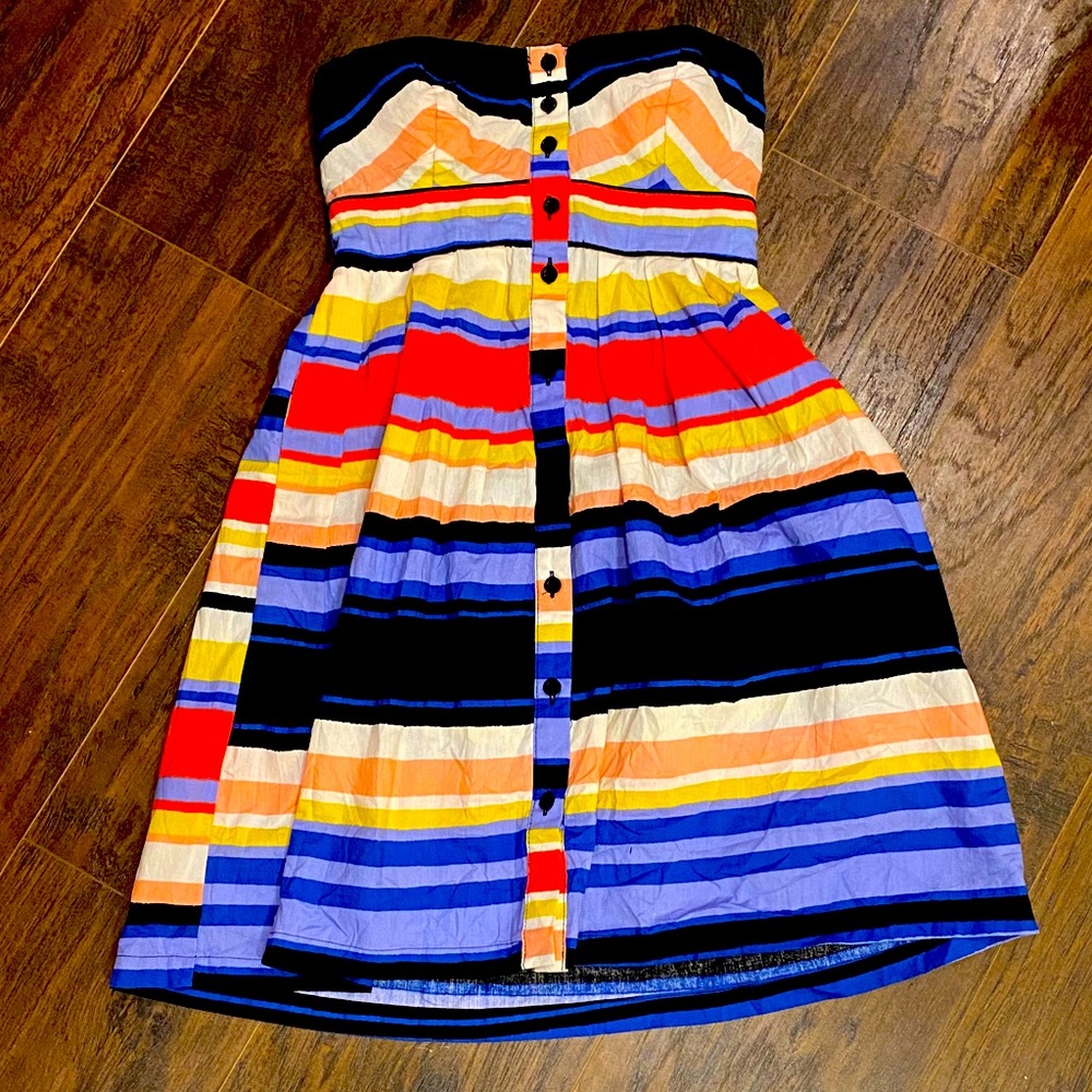 Summer strapless dress
